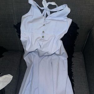 Zara Long Jean Dress